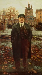 Vladimir Ilyich Lenin at Smolny